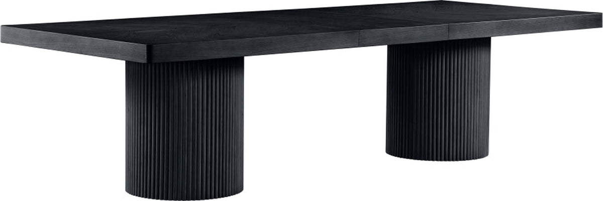 Belinda 96" - 144" Solid Wood And Oak Veneer Extendable Dining Table