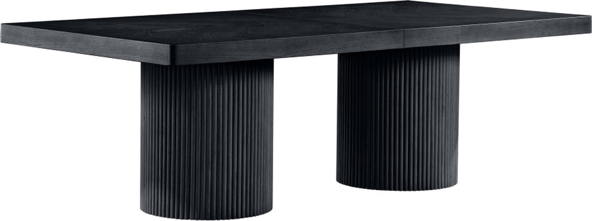 Belinda 96" - 144" Solid Wood And Oak Veneer Extendable Dining Table
