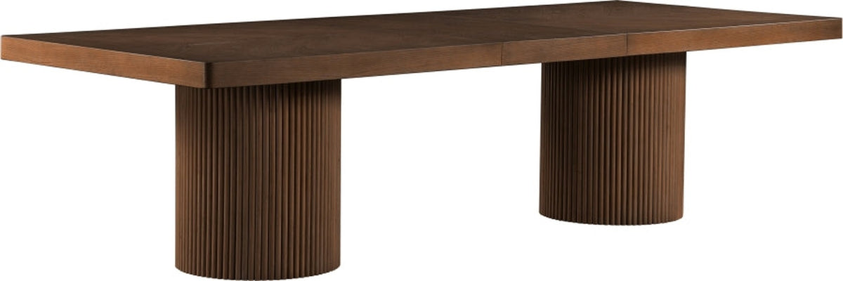 Belinda 96" - 144" Solid Wood And Oak Veneer Extendable Dining Table