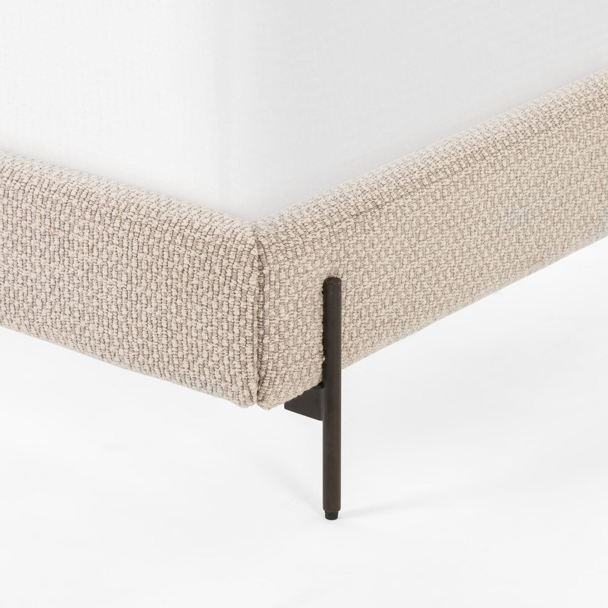 Dobson Queen upholstered bed in contemporary bedroom setting