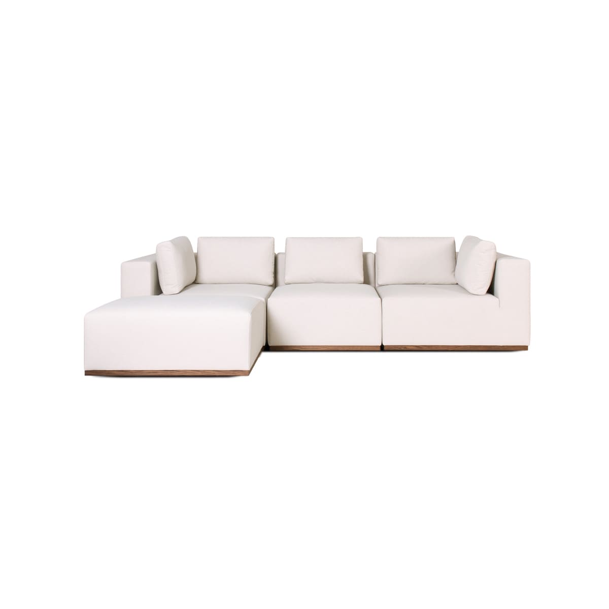 Emerson 3-pc Modular Sofa W/Ottoman