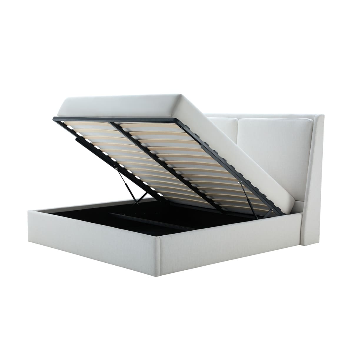 Grayson Upholstered Storage Bed with Hydraulic Lift – Performance Fabric