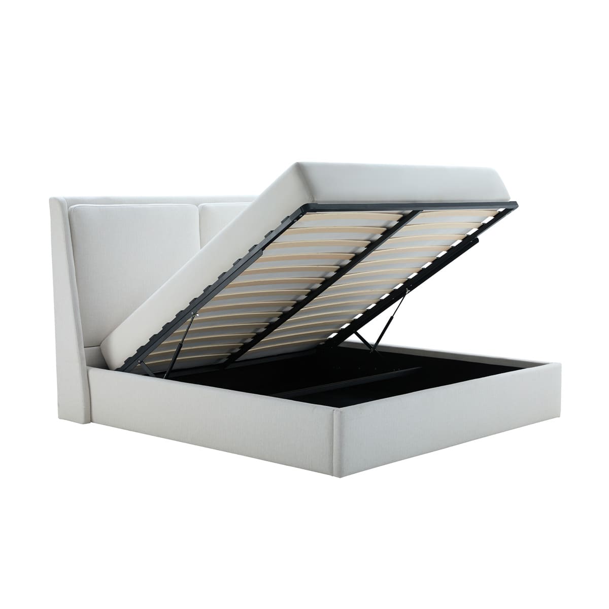 Grayson Upholstered Storage Bed with Hydraulic Lift – Performance Fabric