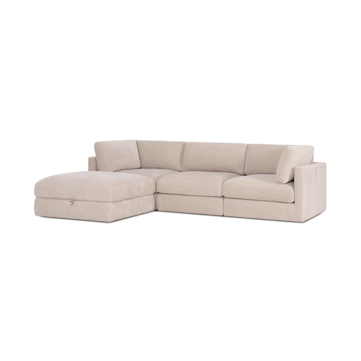Haven 3-pc Modular Sofa W/Ottoman
