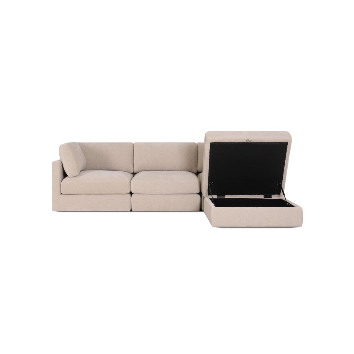 Haven 3-pc Modular Sofa W/Ottoman