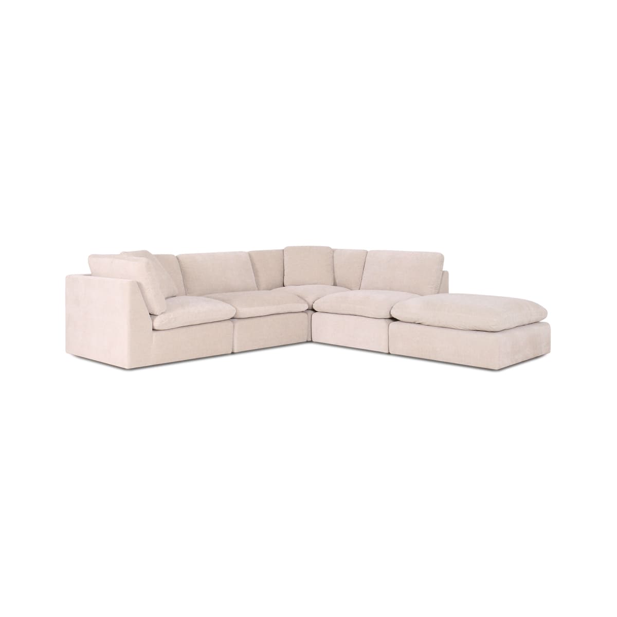 Hilton 4-pc Modular Sofa W/Ottoman