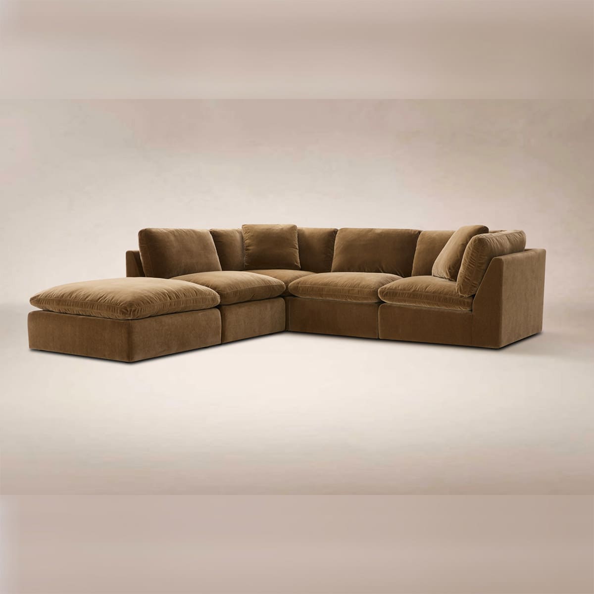 Hilton 4-pc Modular Sofa W/Ottoman