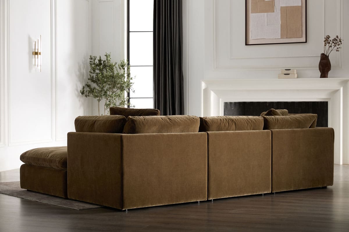 Hilton 4-pc Modular Sofa W/Ottoman