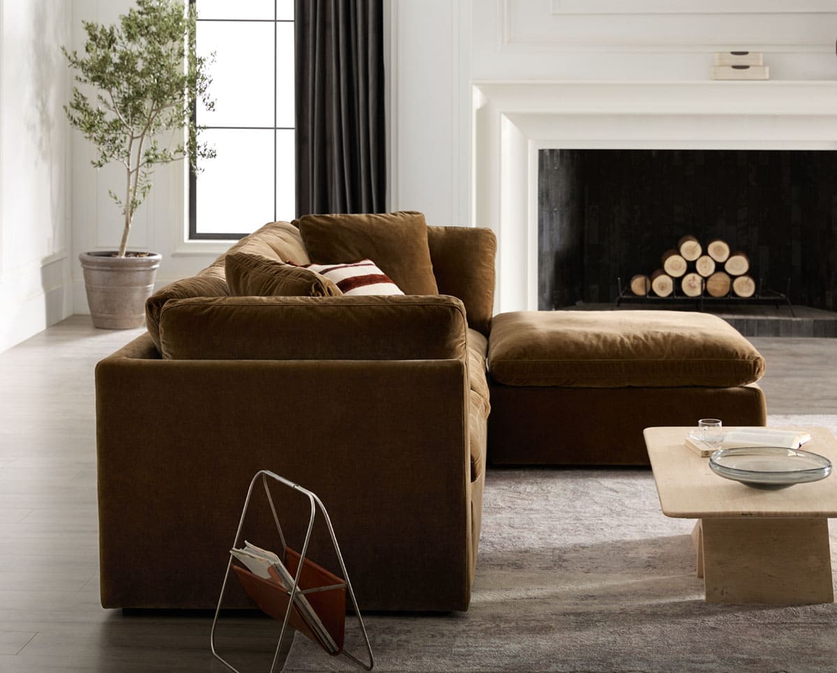 Hilton 4-pc Modular Sofa W/Ottoman