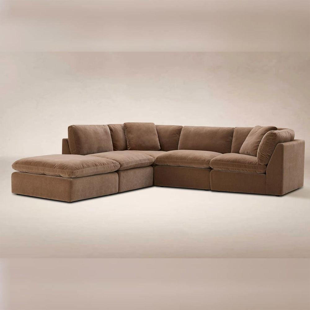 Hilton 4-pc Modular Sofa W/Ottoman