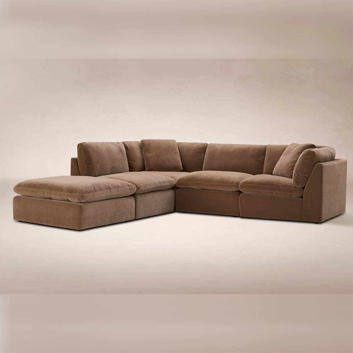 Hilton 4-pc Modular Sofa W/Ottoman