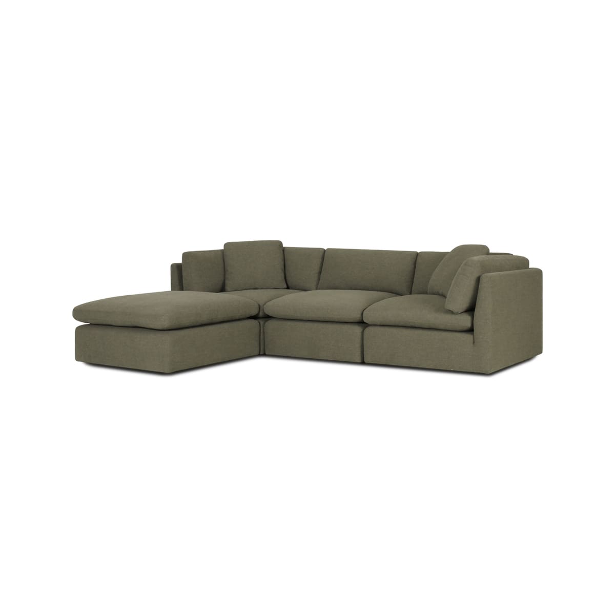 Hilton 3-pc Modular Sofa W/Ottoman
