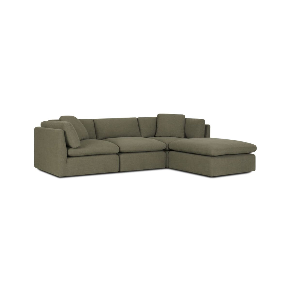 Hilton 3-pc Modular Sofa W/Ottoman