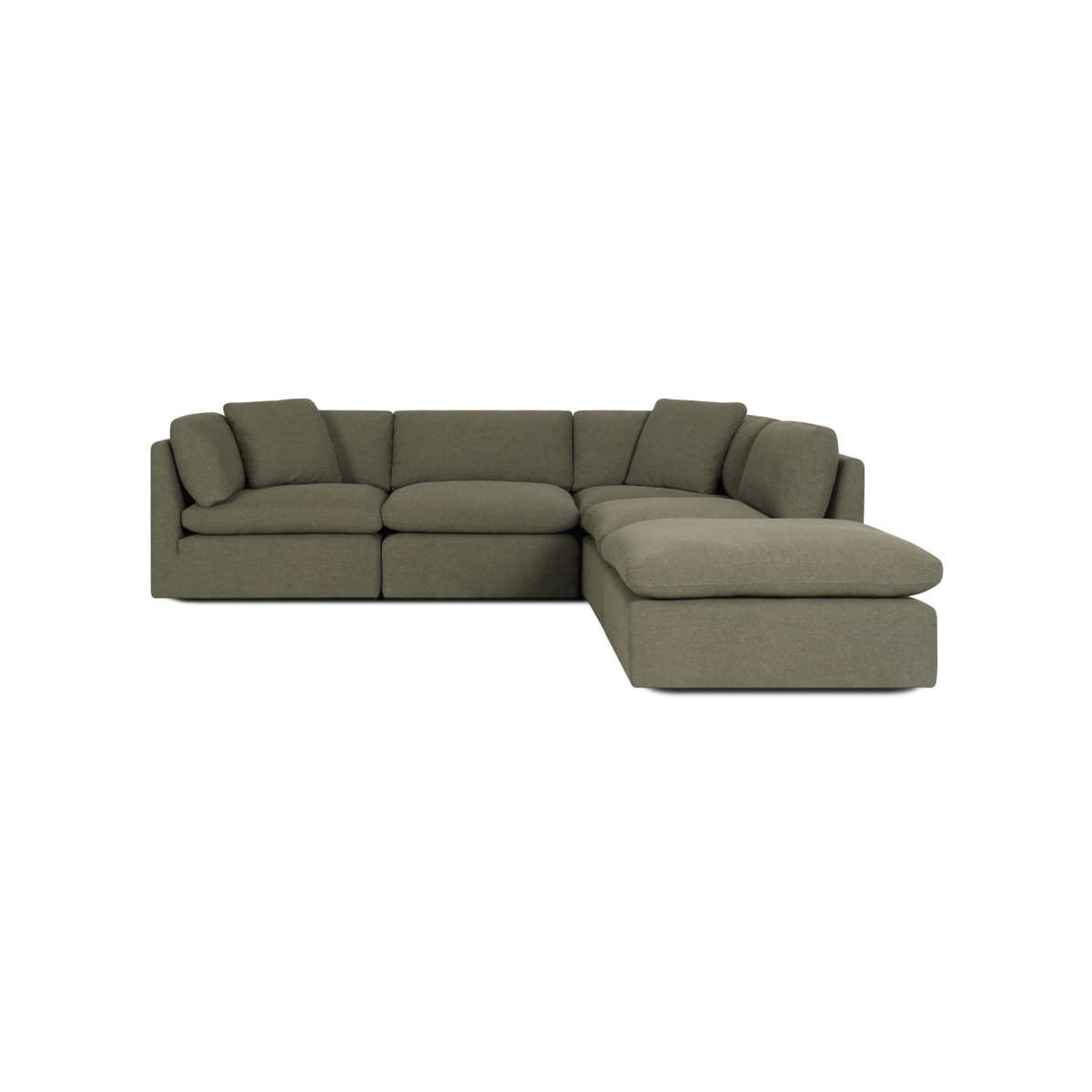 Hilton 4-pc Modular Sofa W/Ottoman
