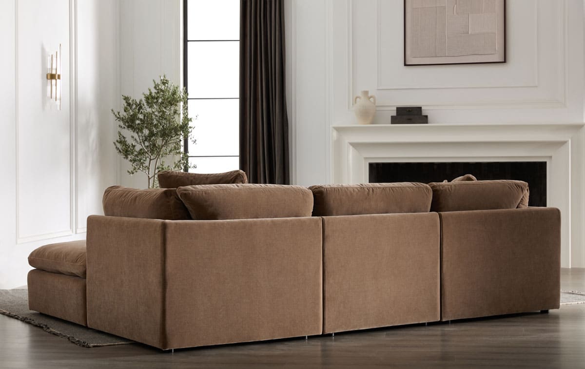 Hilton 4-pc Modular Sofa W/Ottoman