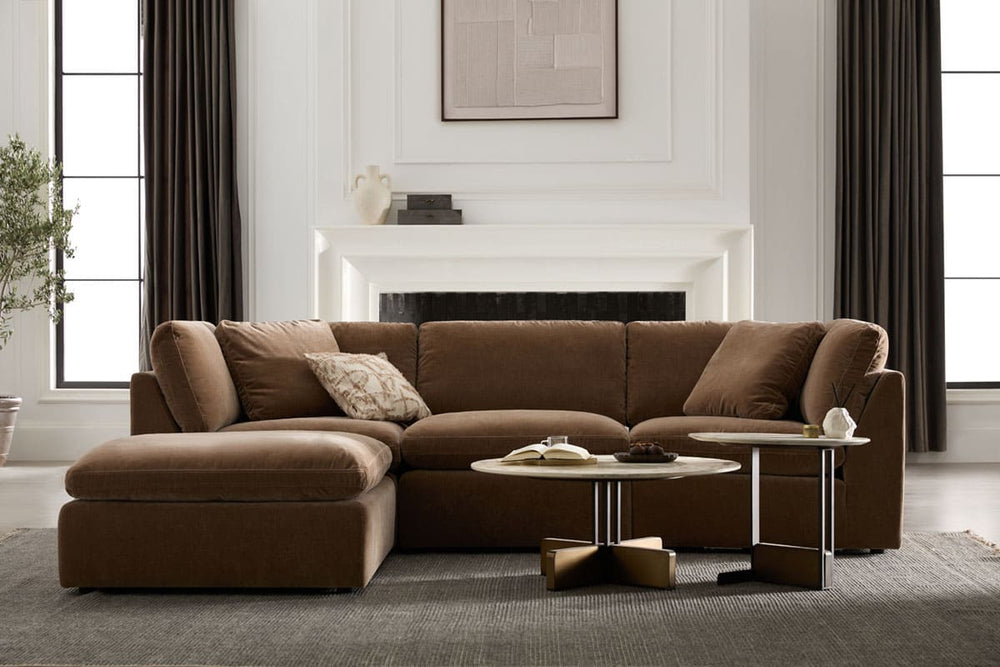 Hilton 3-pc Modular Sofa W/Ottoman