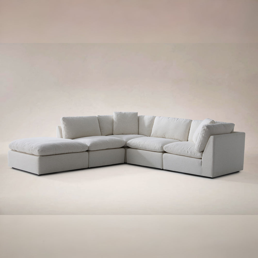 Hilton 4-pc Modular Sofa W/Ottoman