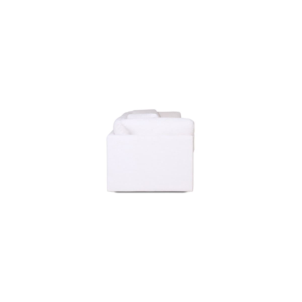 White rectangular object on a white background
