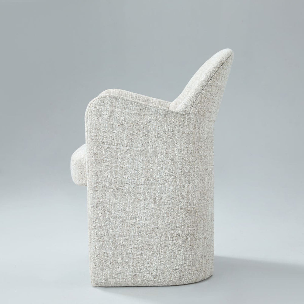 Kove Tweed Upholstered Dining Armchair