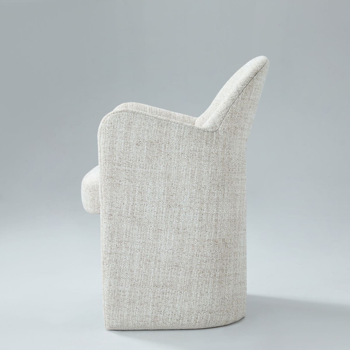 Kove Tweed Upholstered Dining Armchair