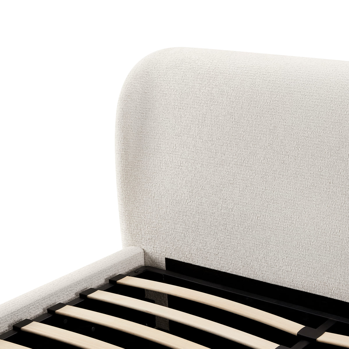 Full bedroom setup with Lula Storage Bed - modern minimalist design