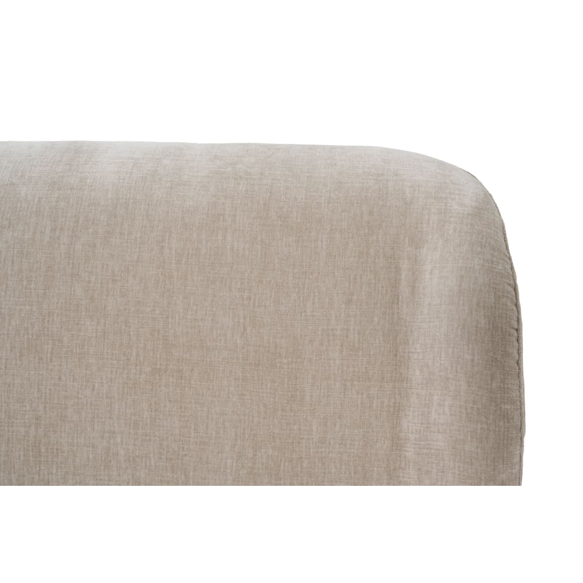 Beige cushion on a white background