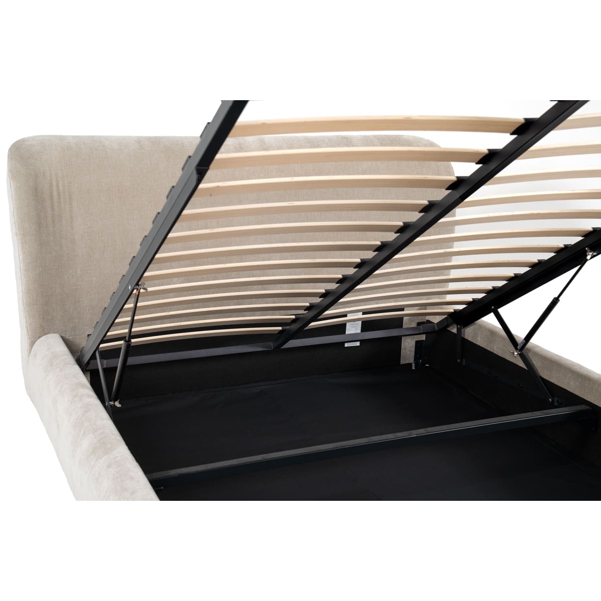 Lula Storage Bed queen size - upholstered bed with hidden storage