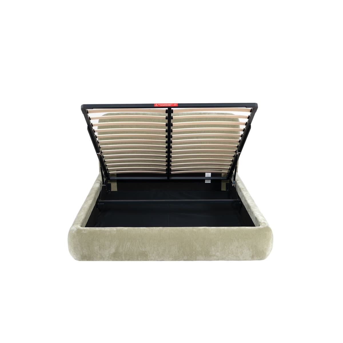 Olive green Lula Storage Bed - stylish contemporary bedroom furniture