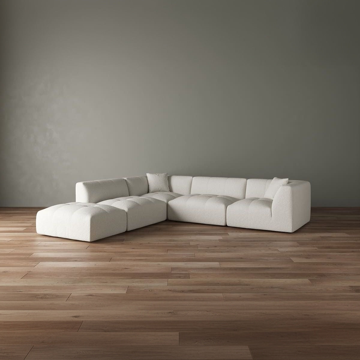 Moda 4-pc Modular Sofa W/Ottoman