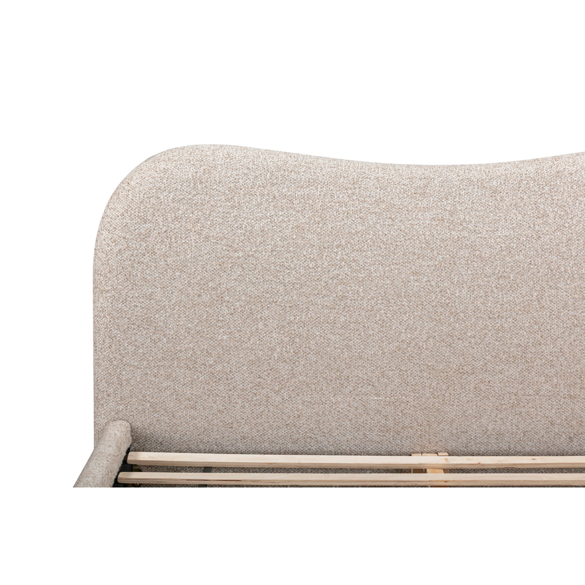 Modern bedroom furniture - Oliver Bed with curved headboard centerpiece