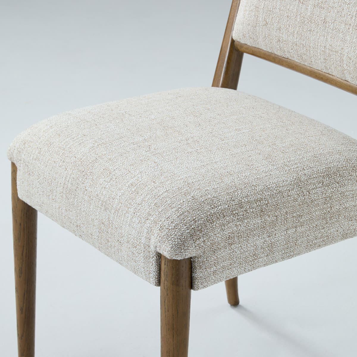 Oren Upholstered Dining Chair with Solid Oak Frame
