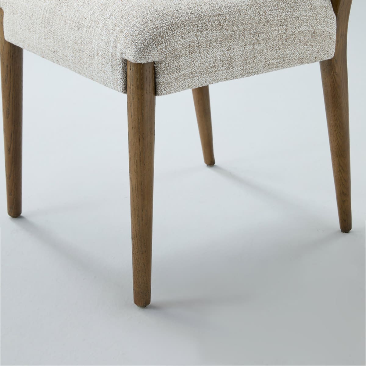 Oren Upholstered Dining Chair with Solid Oak Frame