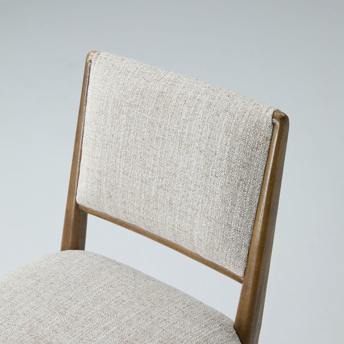 Oren Upholstered Dining Chair with Solid Oak Frame