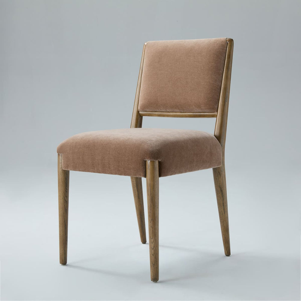 Oren Upholstered Dining Chair with Solid Oak Frame