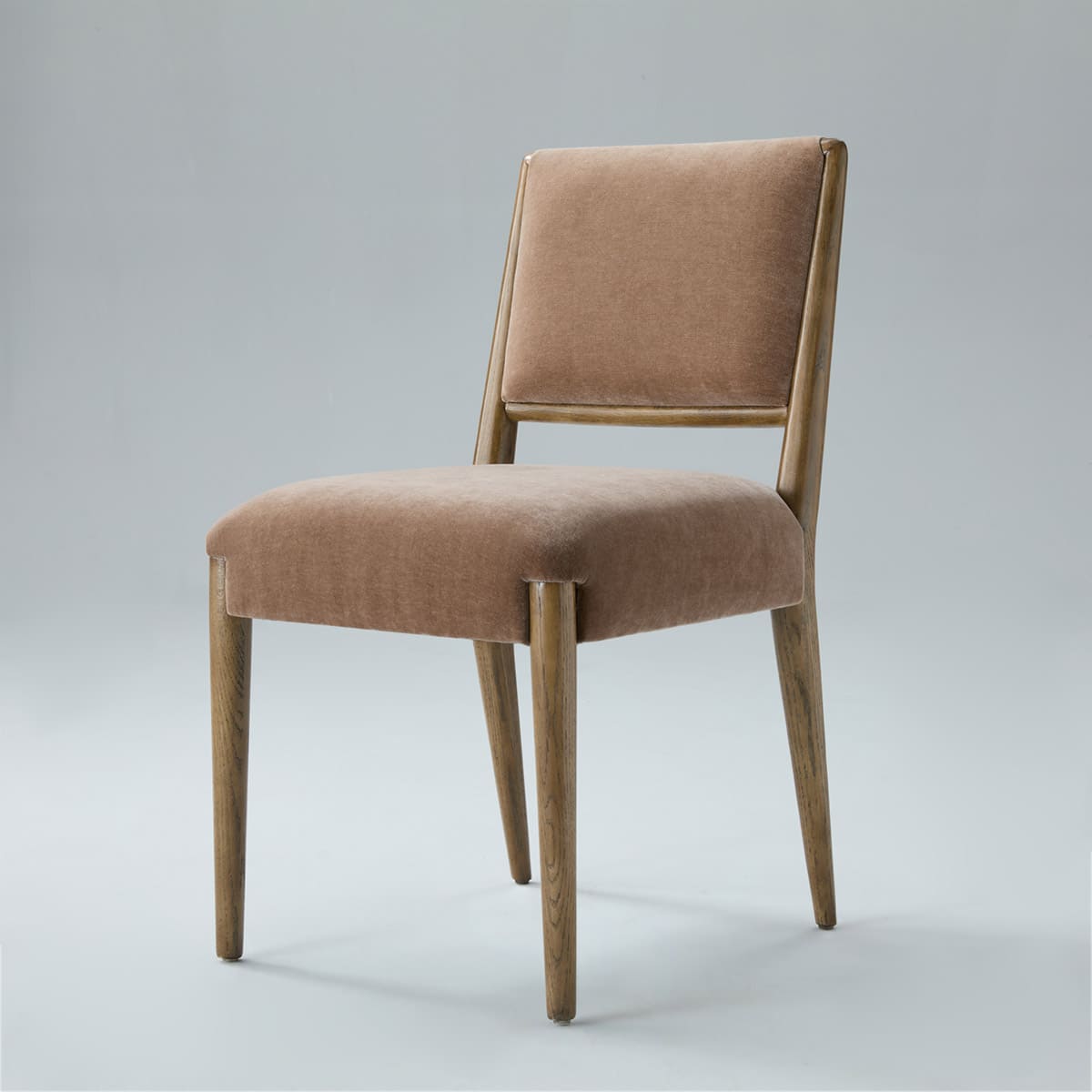 Oren Upholstered Dining Chair with Solid Oak Frame