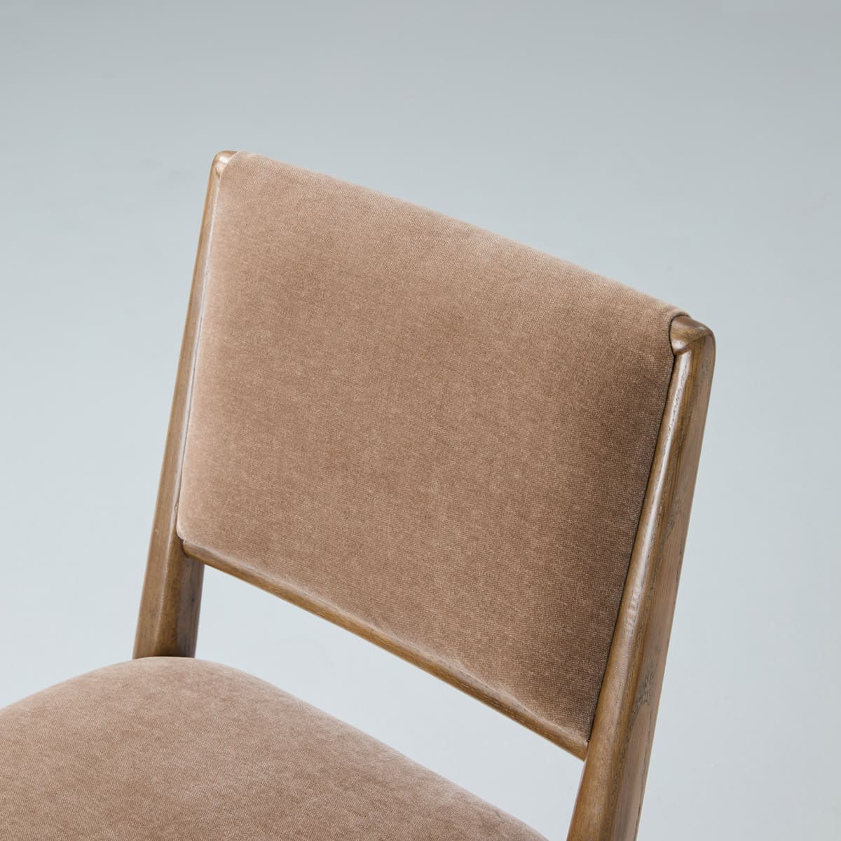 Oren Upholstered Dining Chair with Solid Oak Frame