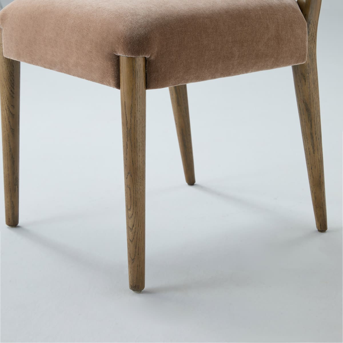 Oren Upholstered Dining Chair with Solid Oak Frame
