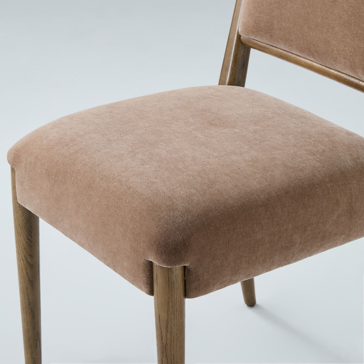 Oren Upholstered Dining Chair with Solid Oak Frame
