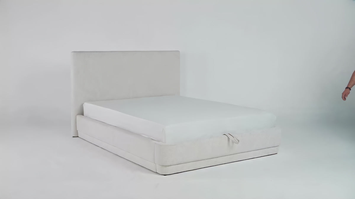 Noir Storage Bed - With Lift-up Storage