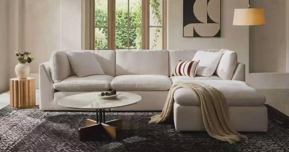 Hilton 3-pc Modular Sofa W/Ottoman