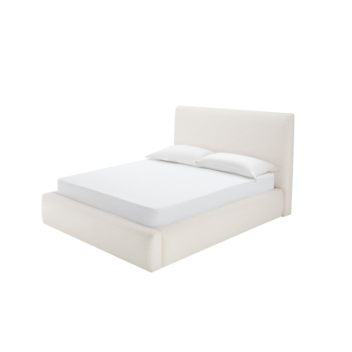 Quinky Bed – Linen Padded Headboard Bed