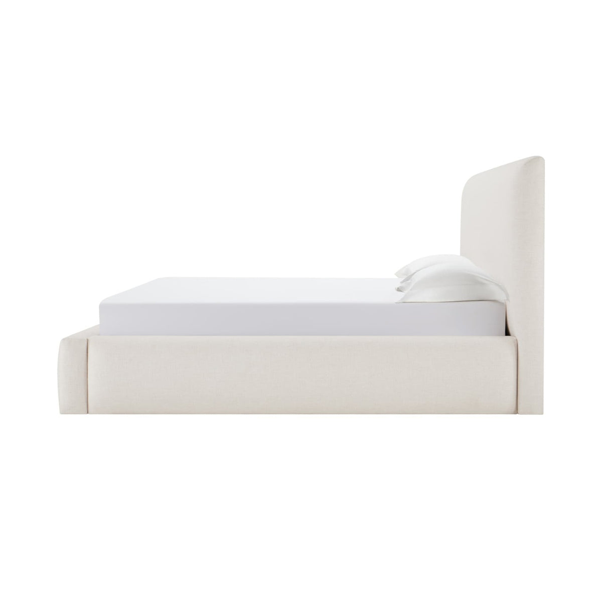 Quinky Bed – Linen Padded Headboard Bed