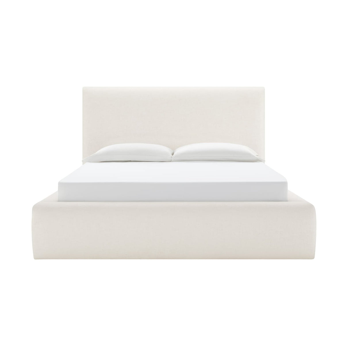 Quinky Bed – Linen Padded Headboard Bed