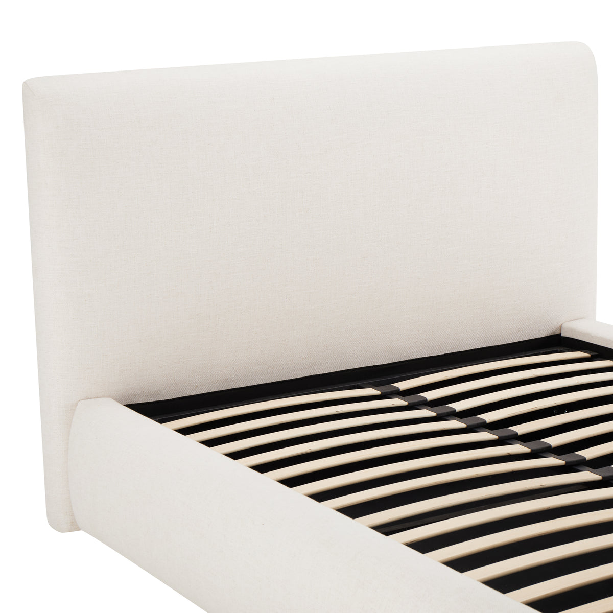 Noelle Storage Bed — Lift-up Storage, Linen Fabric