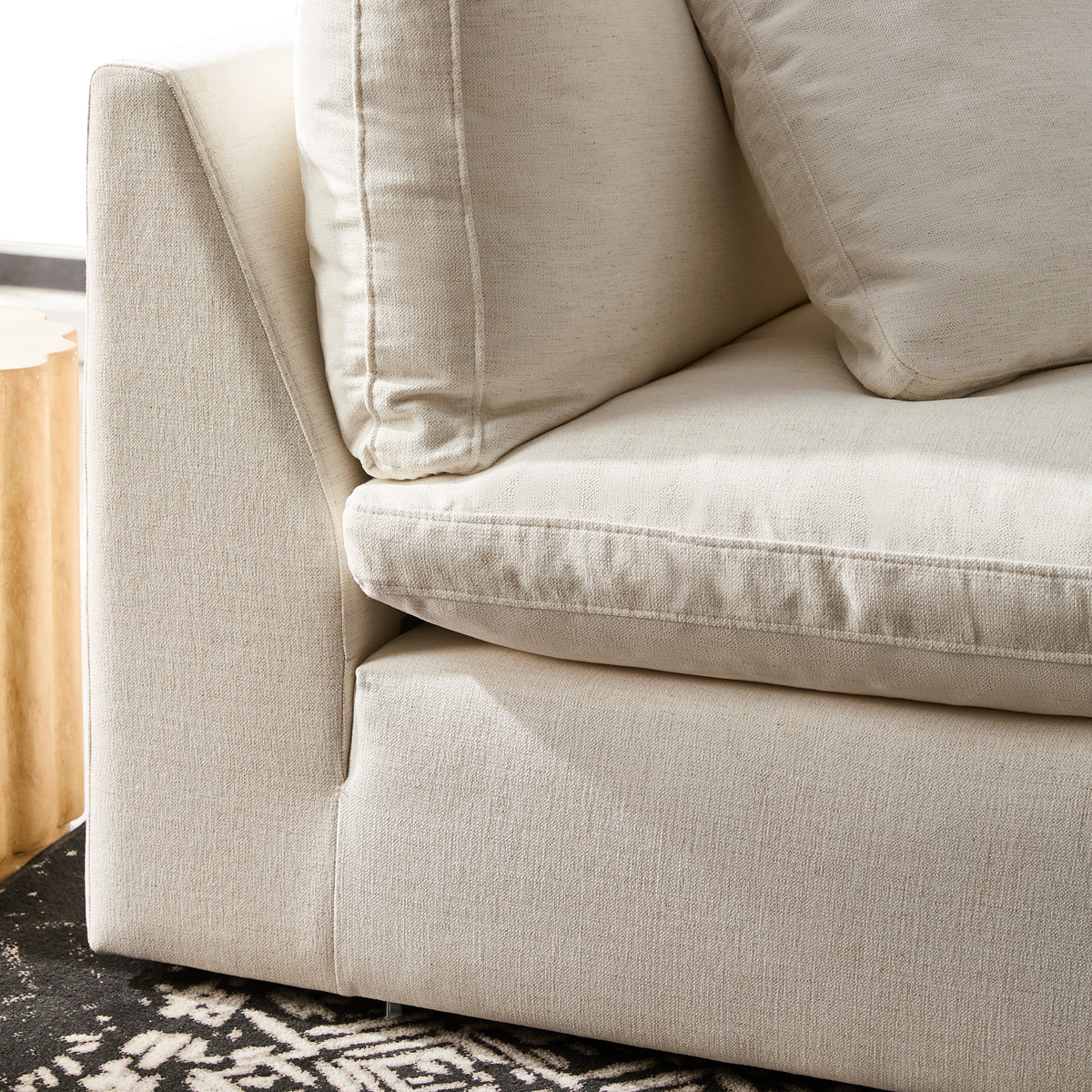 Hilton 3-pc Modular Sofa W/Ottoman