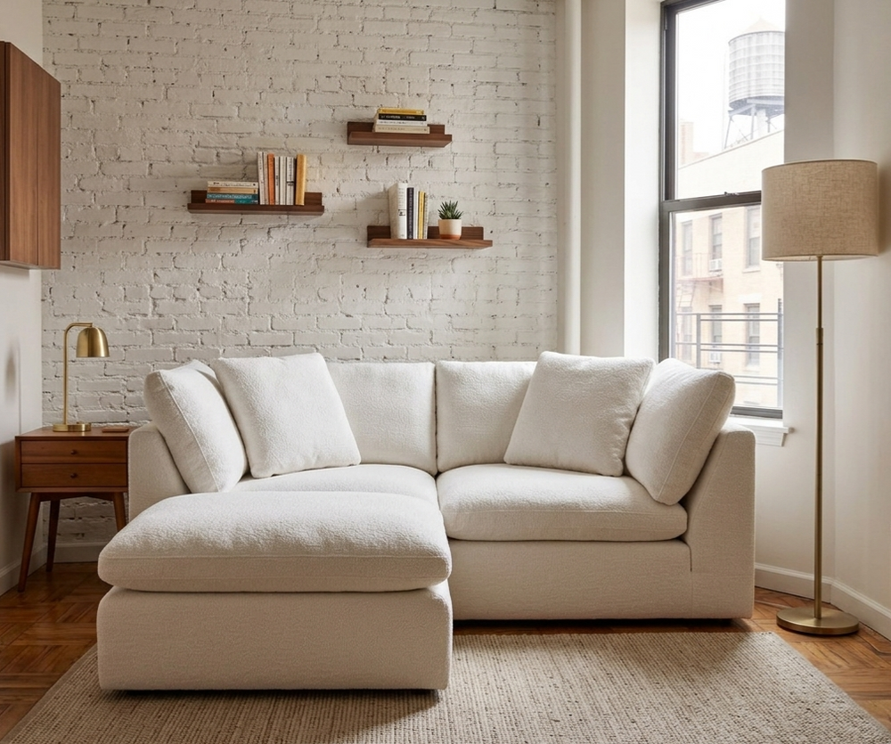 Hilton 2-pc Modular Sofa W/Ottoman