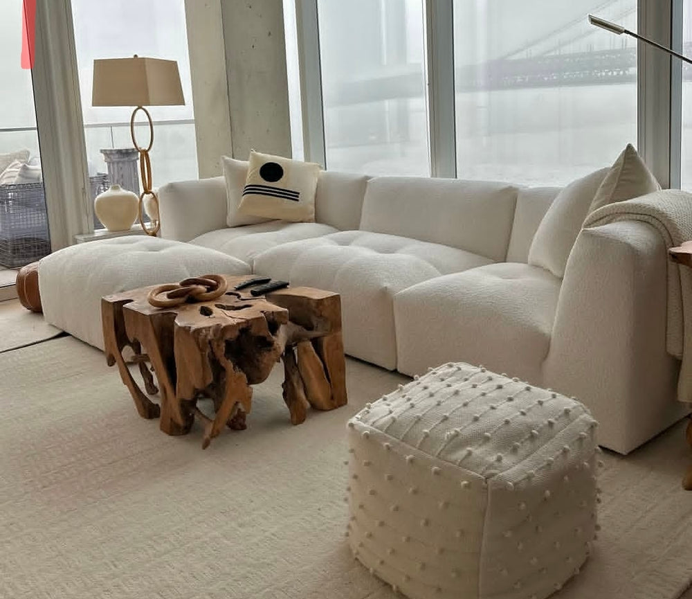 Moda 3-pc Modular Sofa W/Ottoman