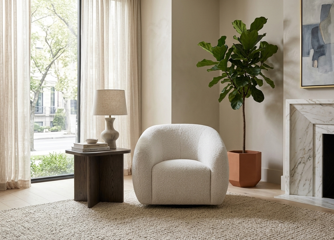 Border Swivel Chair