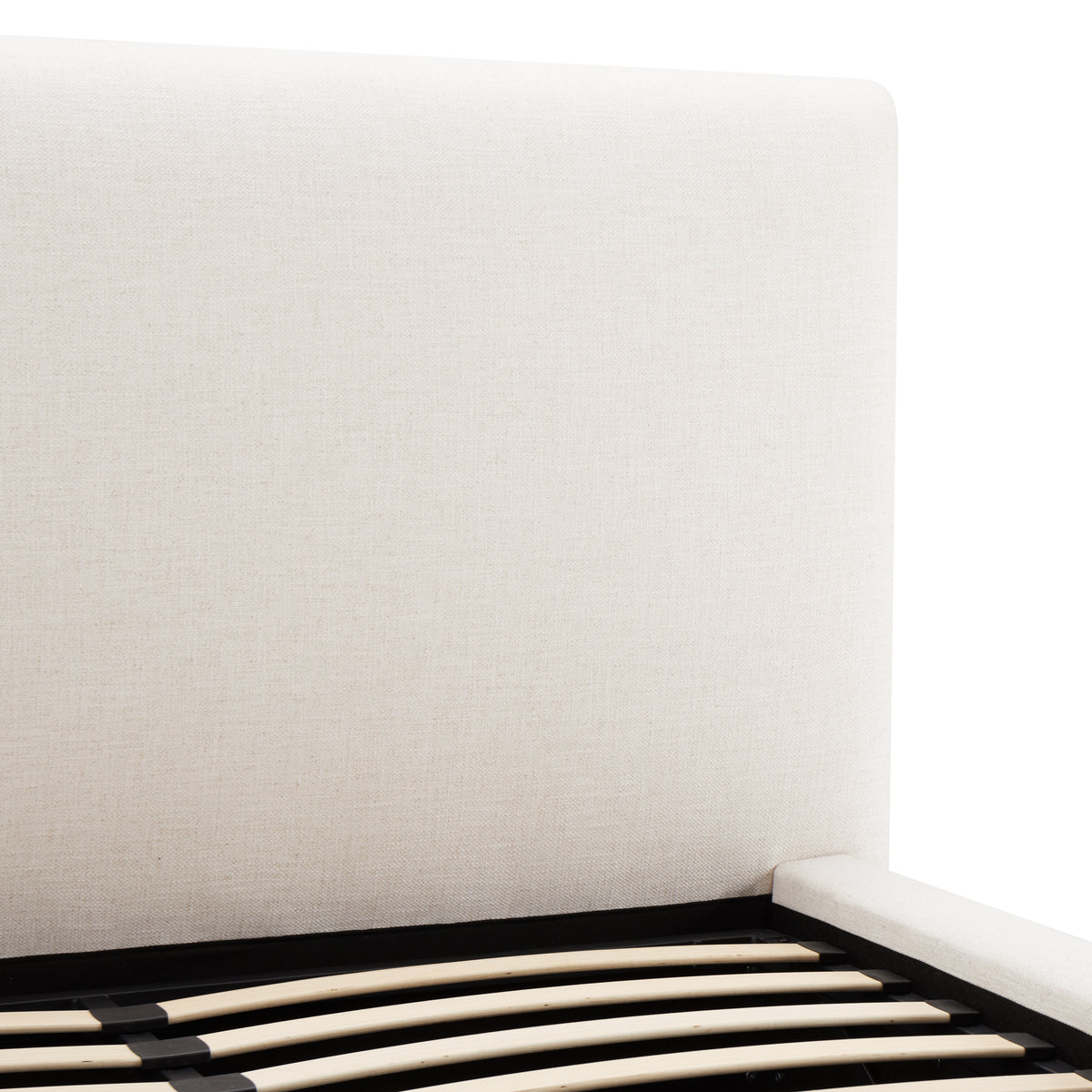 Noelle Storage Bed — Lift-up Storage, Linen Fabric