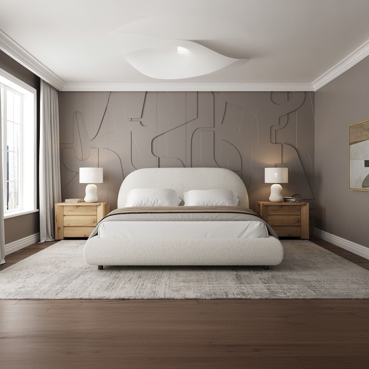 Stella storage bed pull-up hydraulic lift mechanism open